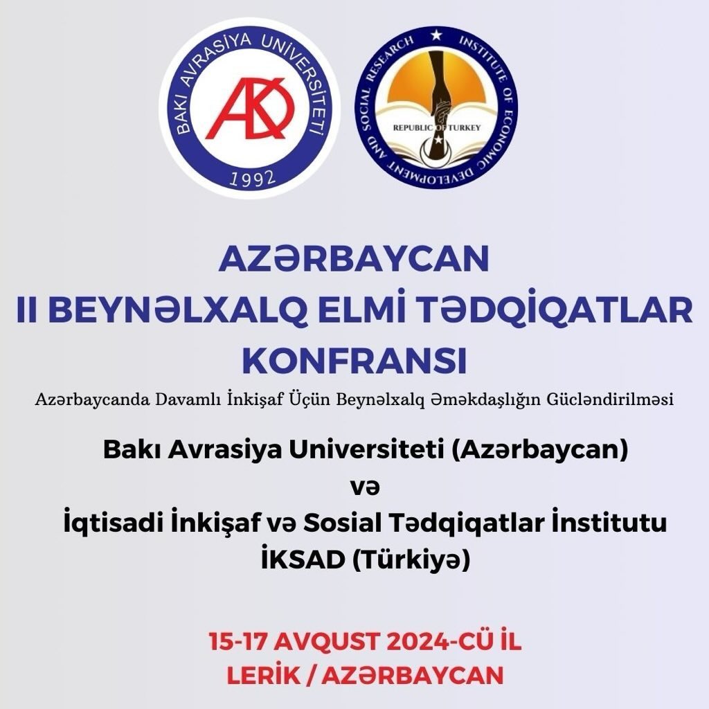 Azərbaycan II Beynəlxalq Elmi Tədqiqatlar Konfransı