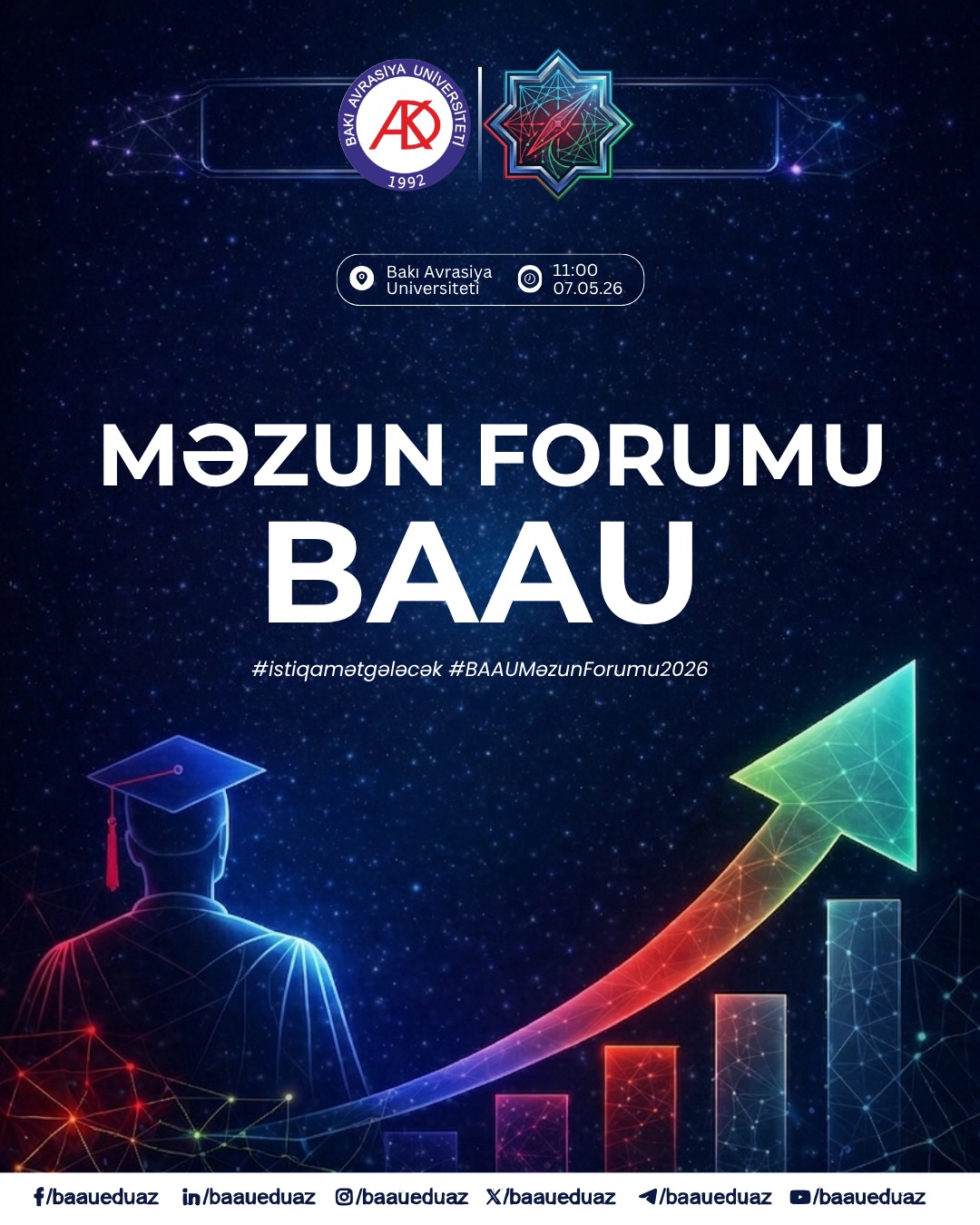 "BAAU Məzun Forumu 2026 və Məzun–Karyera Sərgisi" tədbiri təşkil olunacaq