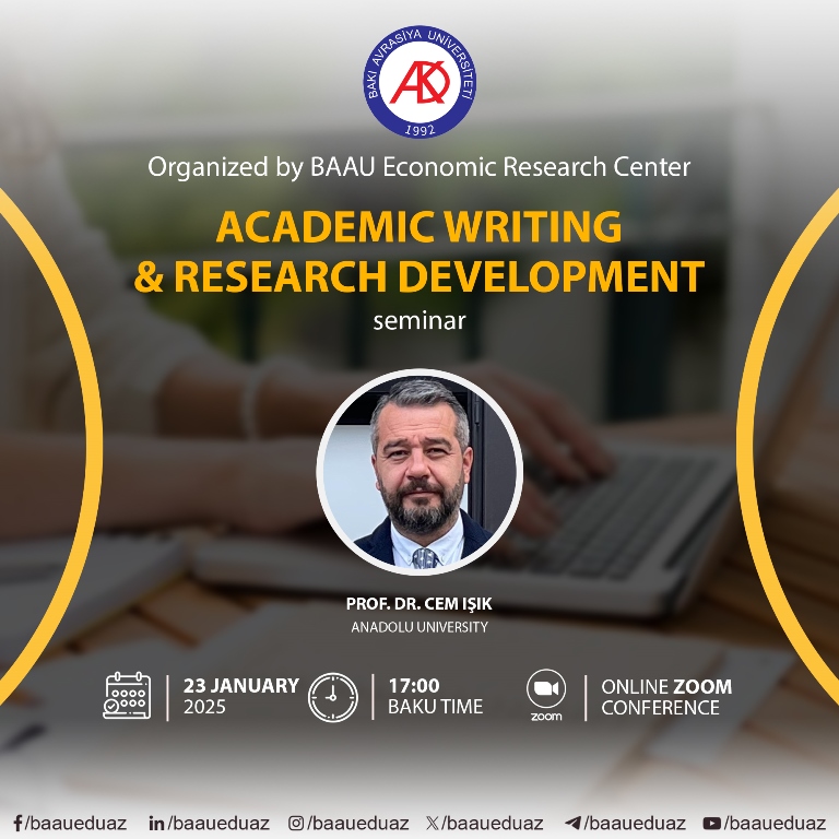 "Academic Writing & Research Development" mövzusunda seminar