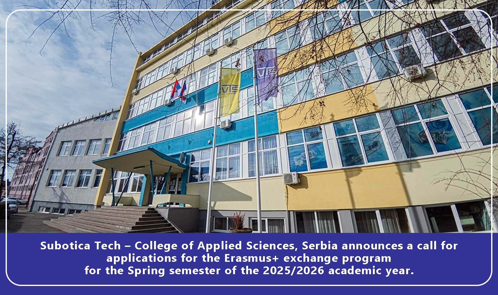 Exchange program for Subotica Tech – College of Applied Sciences, Serbia