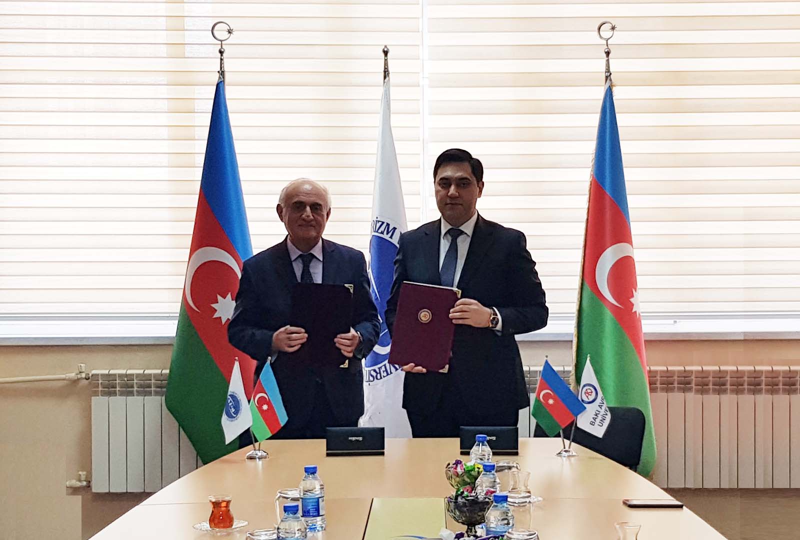 Universitetimiz ilə Azərbaycan Turizm və Menecment Universiteti arasında memorandum imzalanıb