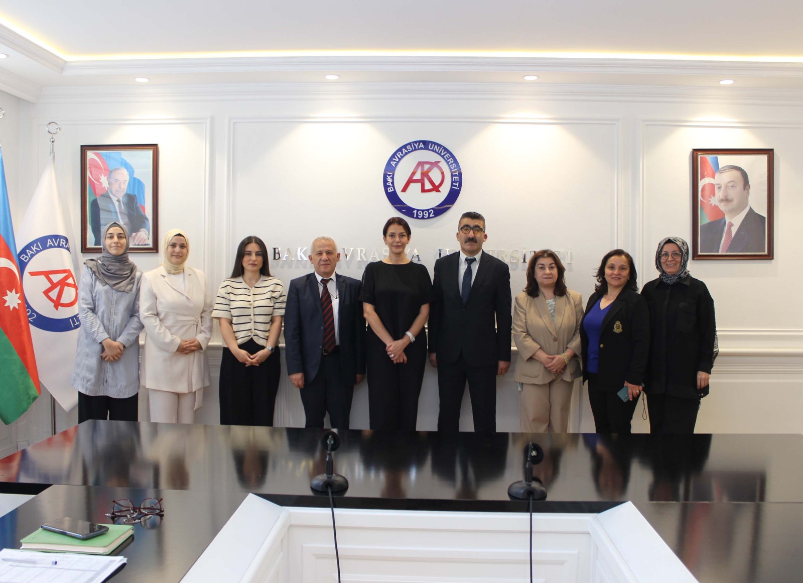 Çankırı Karatekin Universitetinin nümayəndə heyəti Bakı Avrasiya Universitetində səfərdədir