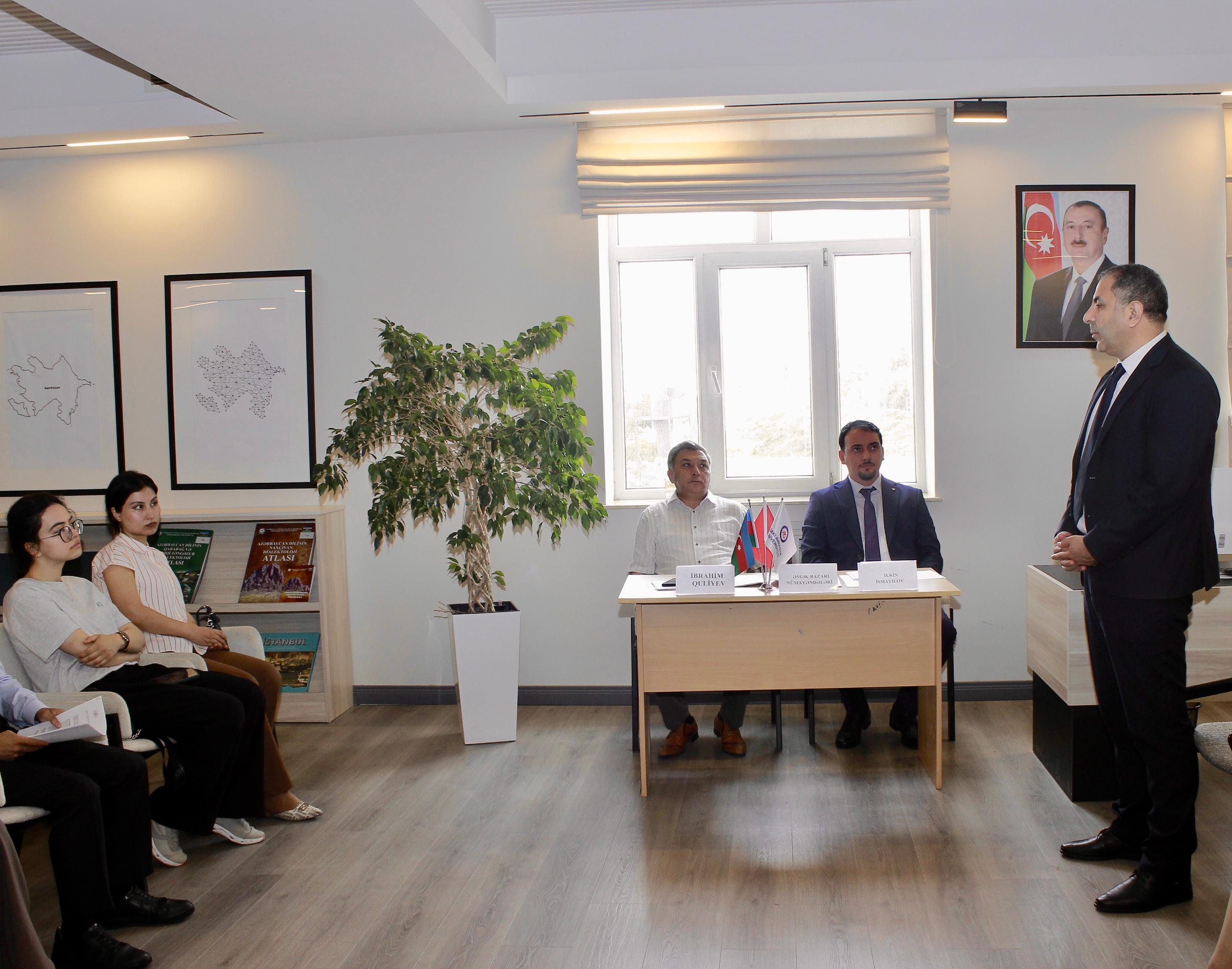 BAAU-da tədris və praktikanın inteqrasiyası mövzusunda elmi diskussiya keçirilib