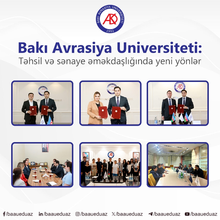 Bakı Avrasiya Universiteti: Təhsil və sənaye əməkdaşlığında yeni yönlər