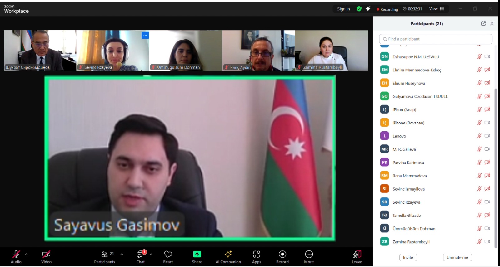 Türk Dövlətlərinin Koqnitiv Dilçilik Mərkəzinin təsis iclası keçirilib.