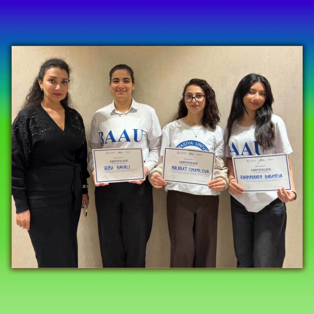 BAAU nümayəndələri İDDA-nın “Hackathon 2 Agenda” müsabiqəsində iştirak ediblər