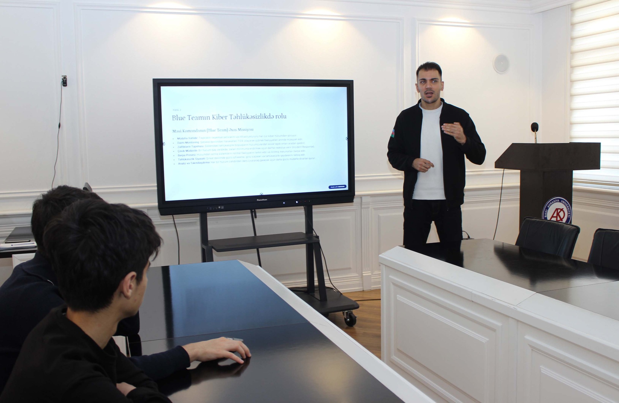 “Müasir dövrdə Red Team, Blue Team və White Team-in rolu və tətbiqi” mövzusunda seminar keçirilib