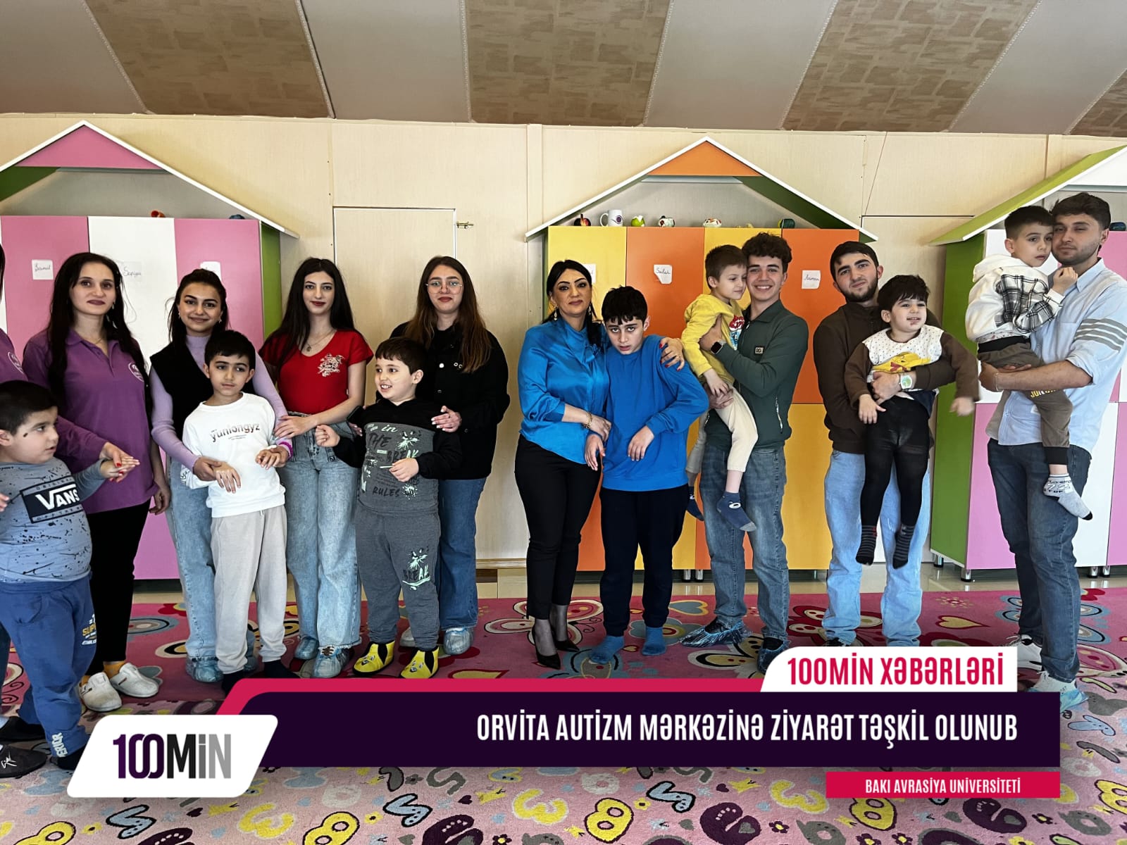 "2 Aprel - Dünya Autizm Məlumatlandırma Günü"nə həsr olunmuş Orvita Autizm Mərkəzinə ziyarət təşkil olunub