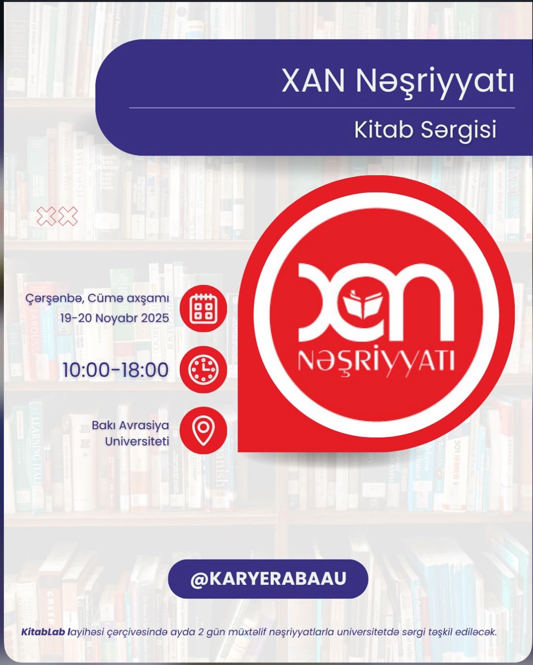 “KitabLab”layihəsinin 6-cı tədbiri ilə qarşınızdayıq!