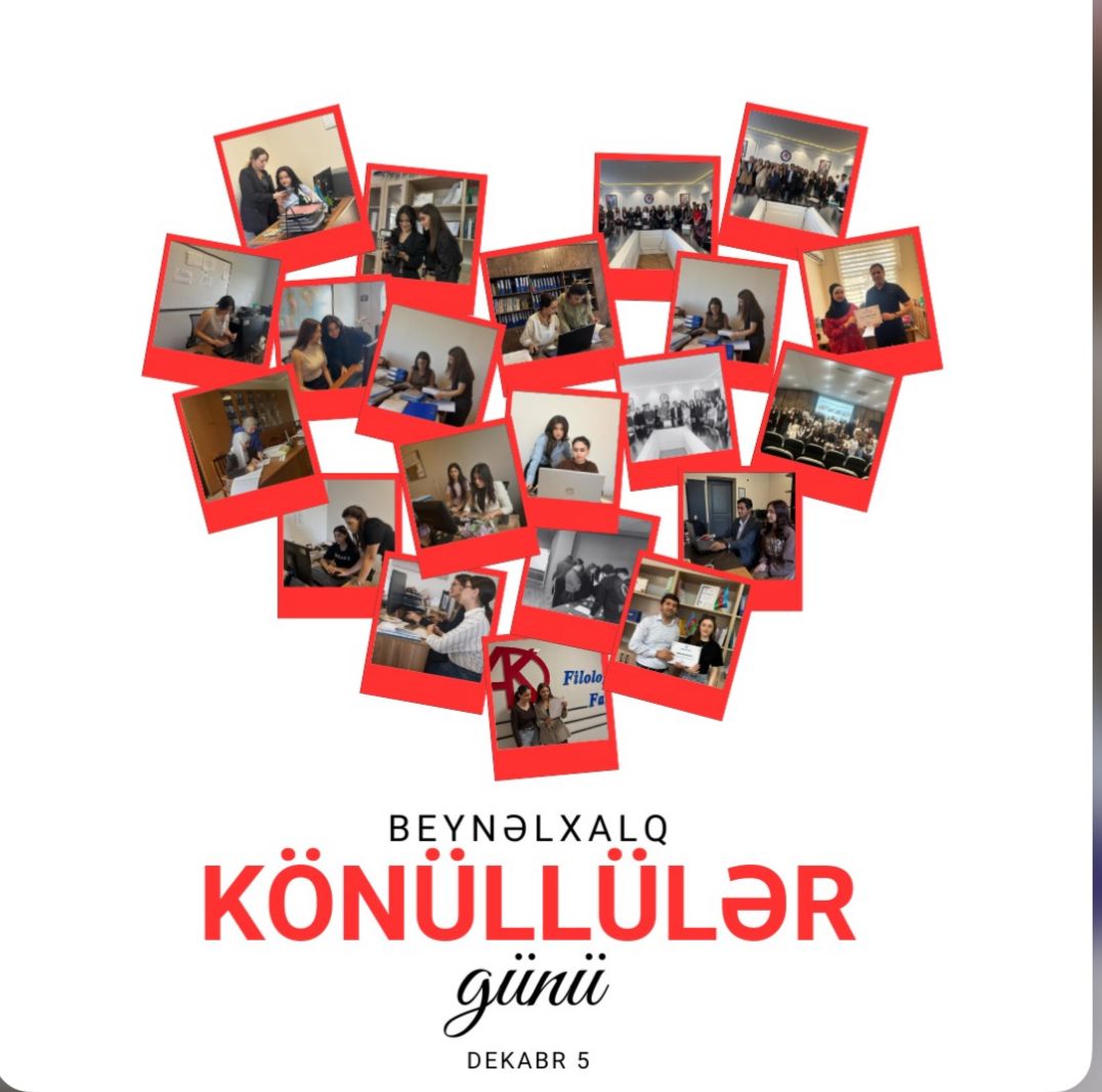5 Dekabr – Beynəlxalq Könüllülər Günü