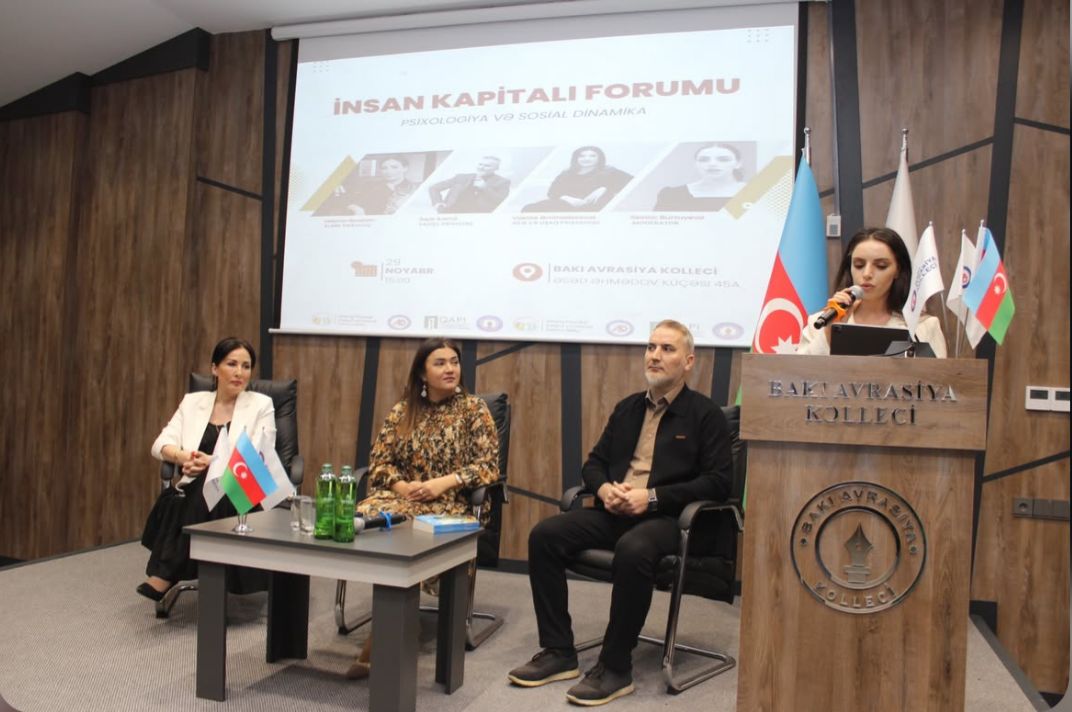 BAAU-nun tərəfdaşlığı ilə “İnsan Kapitalı Forumu: Psixologiya və Sosial Dinamika” mövzusunda forum k