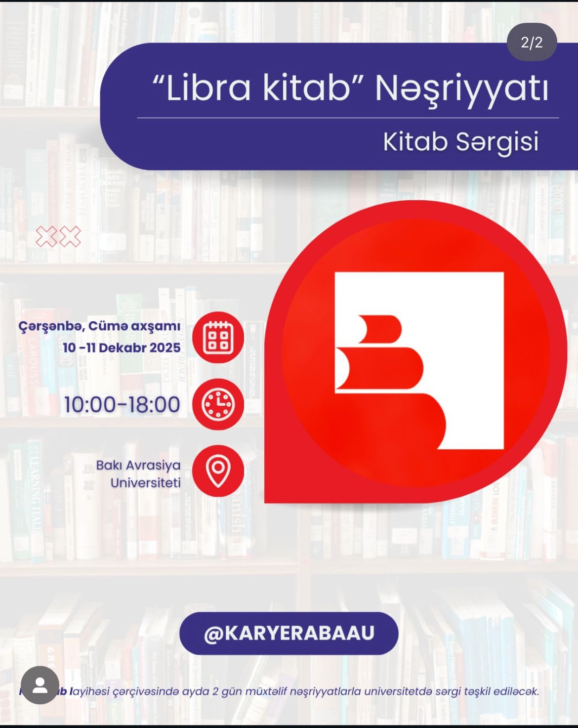 "KitabLab"layihəsinin 7-ci tədbiri ilə qarşınızdayıq!