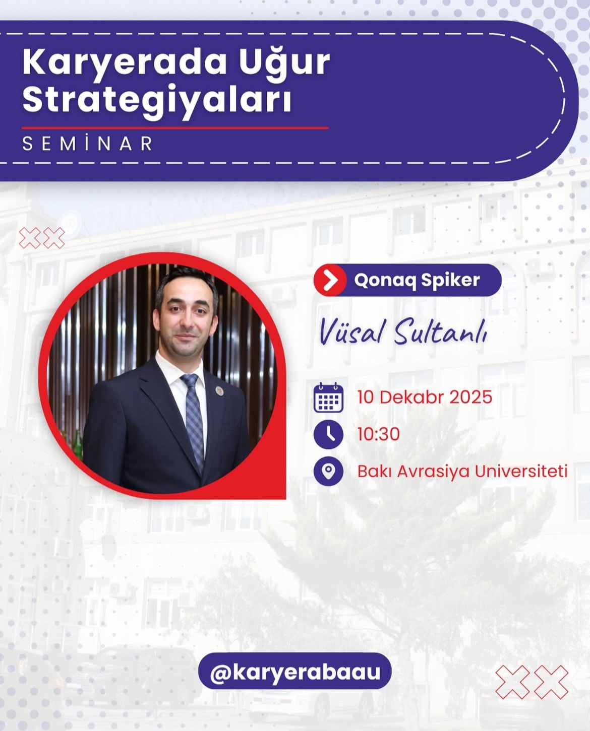 BAAU-da “Karyerada Uğur Strategiyaları” seminarı!
