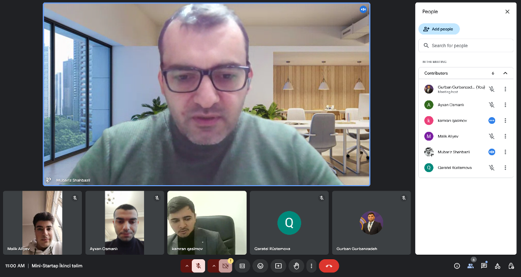 The next training session has been held at Baku Eurasian University (BAAU) within the framework of the “Mini-Startup Program”