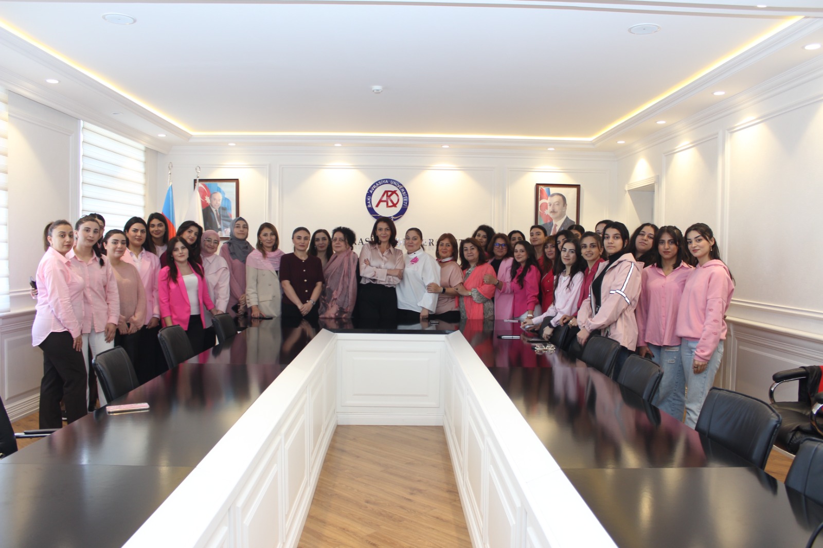 Baku Eurasian University Marks Cancer Awareness Month with a ‘Pink Day’”