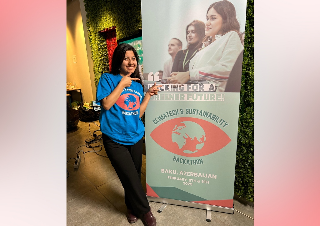 A Baku Eurasian University (BAAU) student has successfully participated in an international hackathon