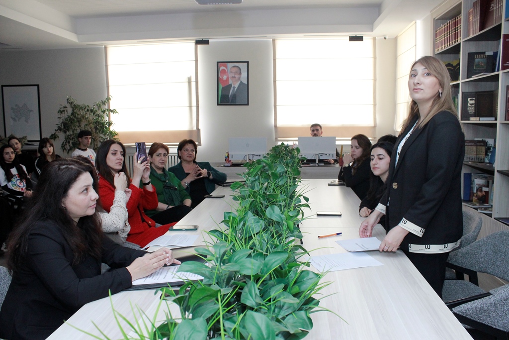 A roundtable discussion was held at Baku Eurasian University (BAAU) as part of SDG Week